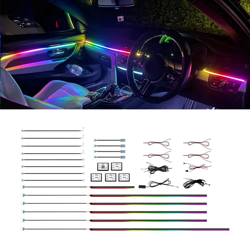 Car Ambient Light Interior Lig - огляд і ціна Led Ambient Interior Car Lights App Control