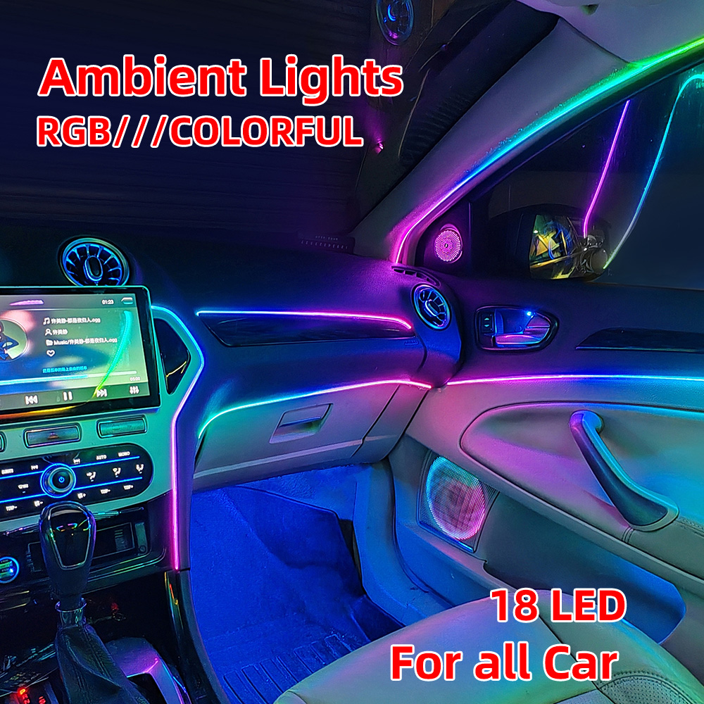 Car Ambient Light Interior Lig - огляд і ціна Led Ambient Interior Car Lights App Control