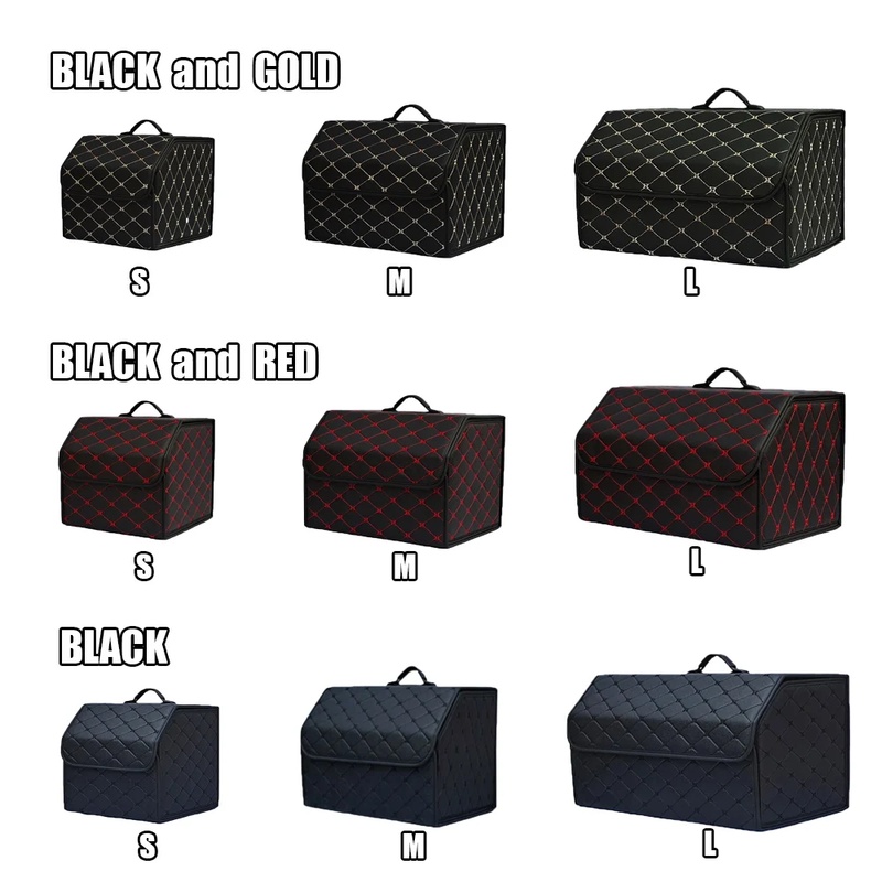 Foldable PU Leather Car Trunk  - огляд і ціна Car Trunk Organizer Foldable Storage Box