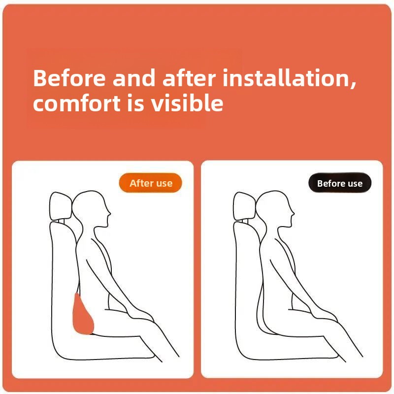 Car Memory Foam Lumbar Support - огляд і ціна Memory Foam Car Neck Pillow Lumbar Support