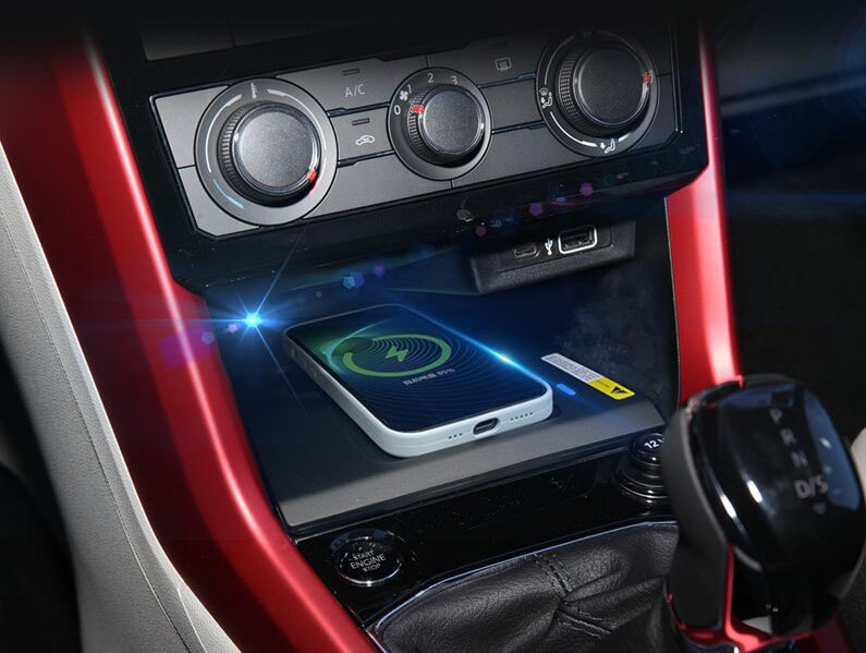 for Volkswagen T-CROSS Tacqua  - огляд і ціна Wireless Car Charger Mount Fast Charging