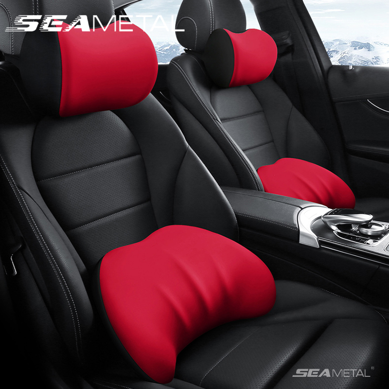 SEAMETAL Car Headrest Pillow E - огляд і ціна Memory Foam Car Neck Pillow Lumbar Support
