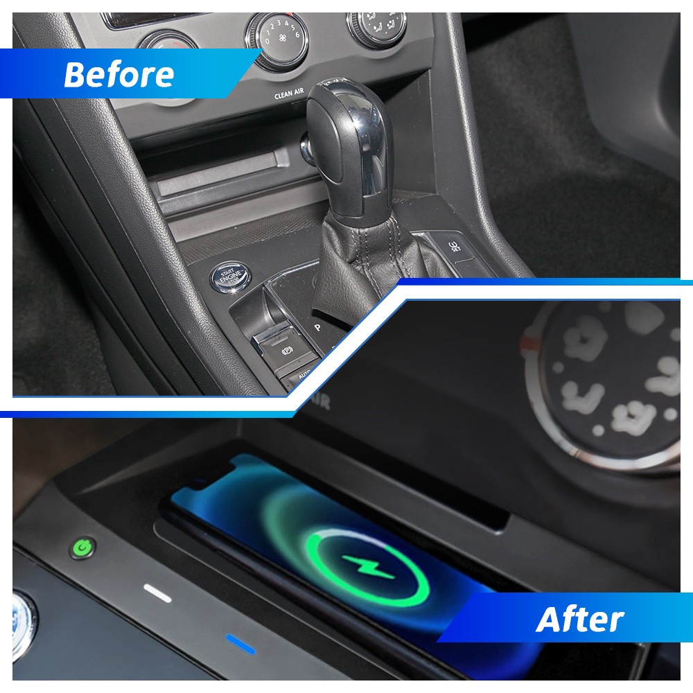 Car Wireless Charging Pad For  - огляд і ціна Wireless Car Charger Mount Fast Charging