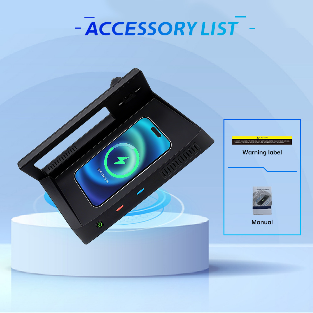 Car Wireless Charging Pad For  - огляд і ціна Wireless Car Charger Mount Fast Charging