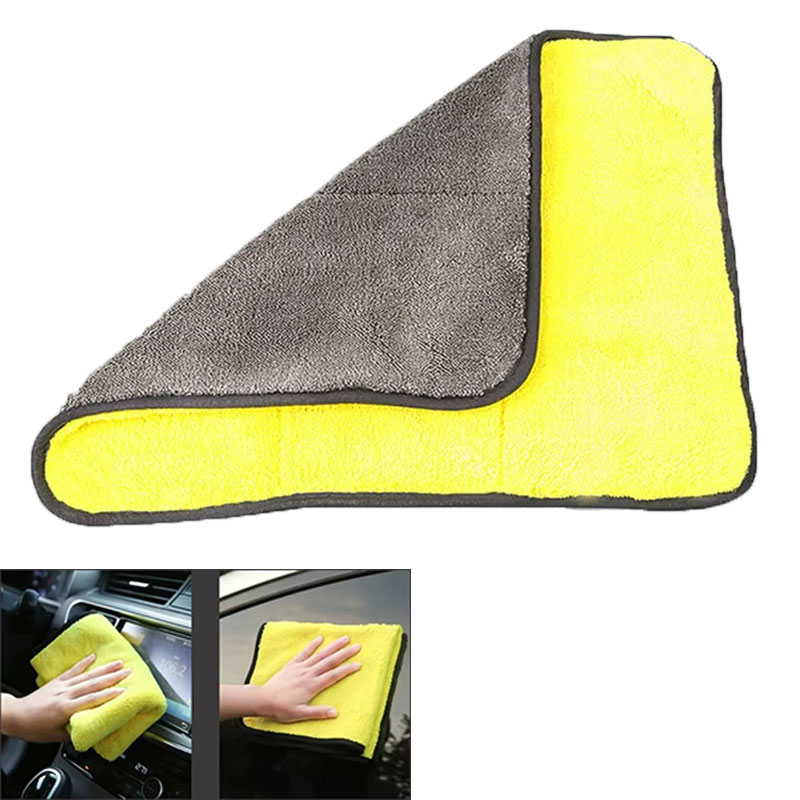 1/3pcs Double Sides Car Microf - огляд і ціна Microfiber Car Drying Towel Super Absorbent