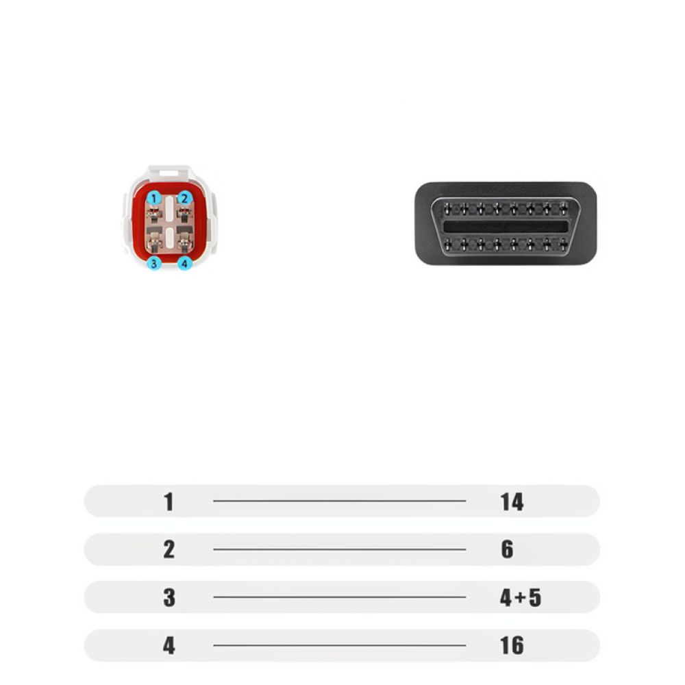 For For Yamaha For Honda OBD2  - огляд і ціна Motorcycle Parts