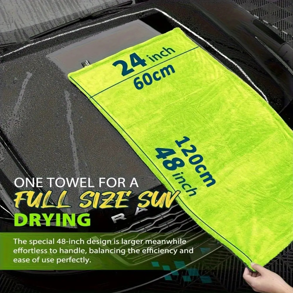 1400GSM Heavy Duty SUV Truck D - огляд і ціна Microfiber Car Drying Towel Super Absorbent