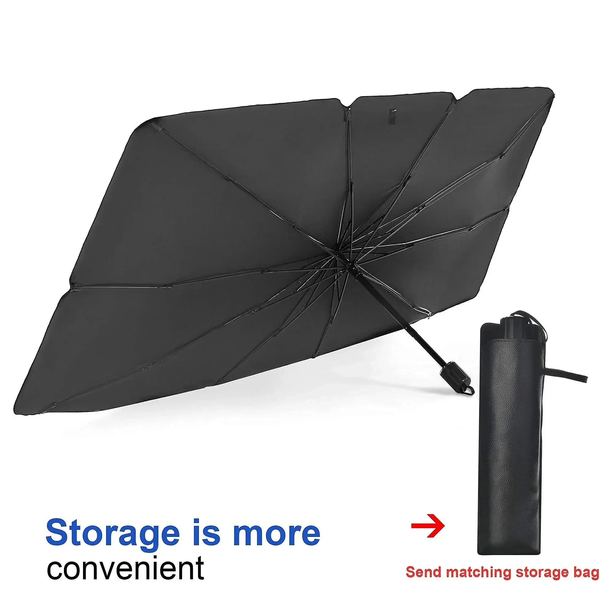1PC Foldable Car Windshield Su - огляд і ціна Car Sunshade Windshield Umbrella Foldable