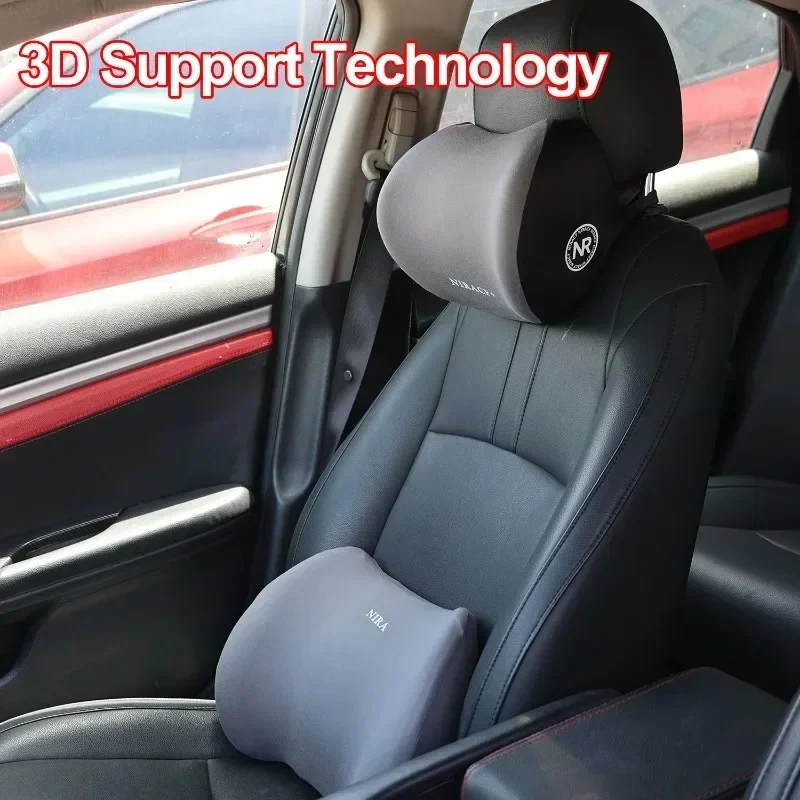 New Memory Foam Car Neck Pillo - огляд і ціна Memory Foam Car Neck Pillow Lumbar Support